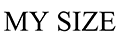 MY SIZE logo