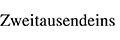 Zweitausendeins logo