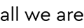 All We Are logo