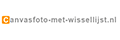Canvasfoto met wissellijst logo